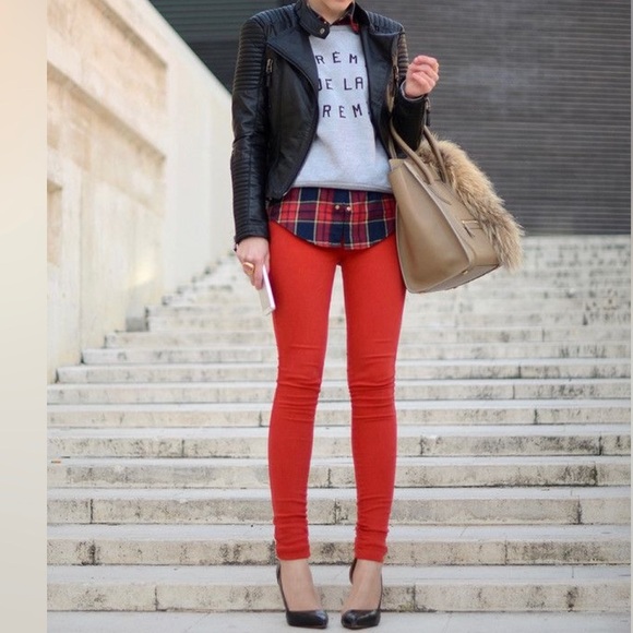 NEW Anthropologie | Sanctuary Red Denim - Picture 2 of 15